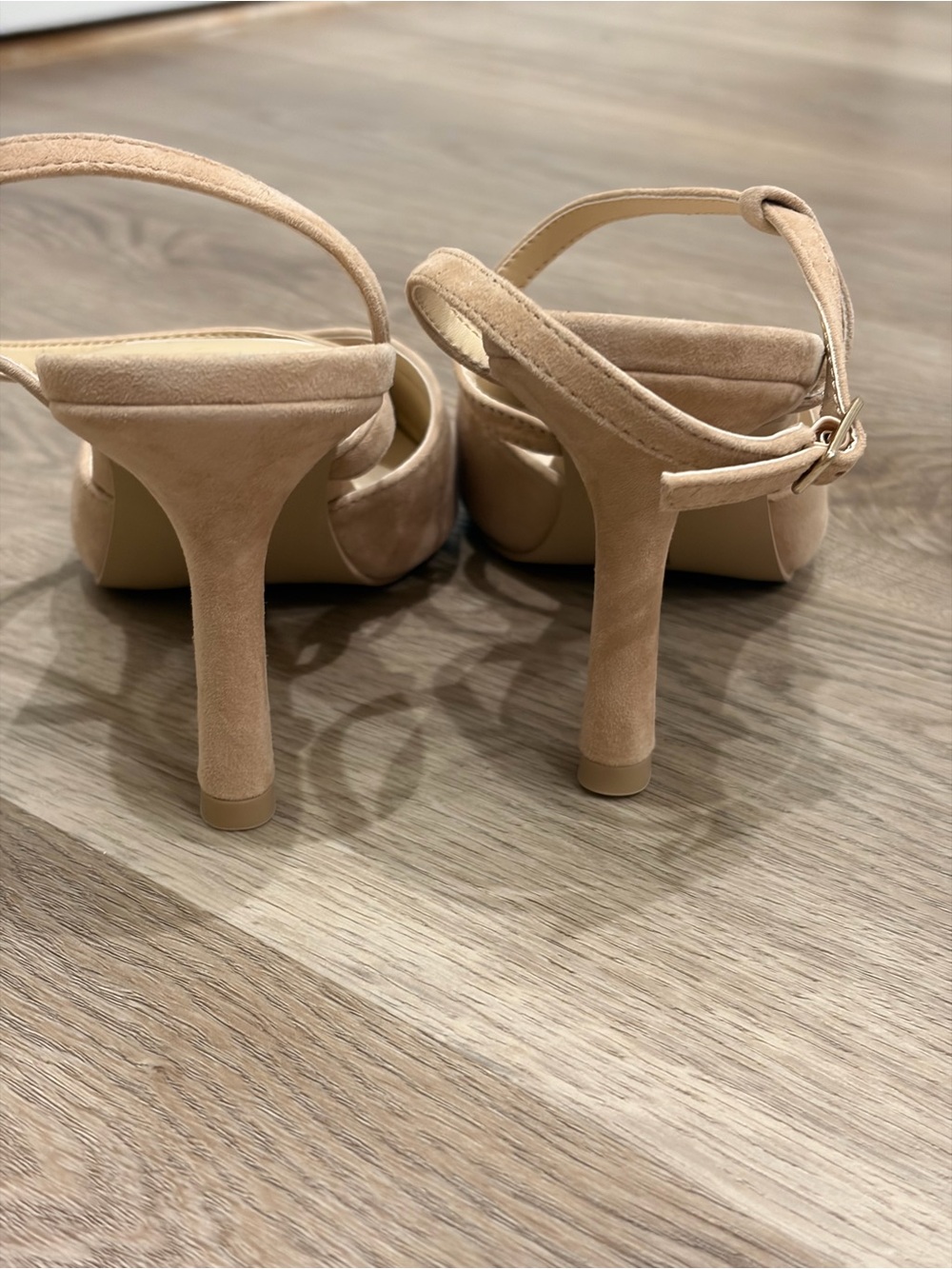 NWOT Dolce Vita Kamra Heels Camel Suede - Picture 13 of 16